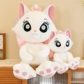 Miniatura Pluszowy Kot z Kokardką – 100 cm, Duża Maskotka w Stylu Kawaii
