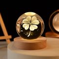Miniatura Kula Kryształowa 3D – Astronauta, Planety i Układ Słoneczny z Podświetleniem LED